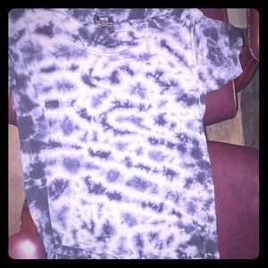 SUPER MASSIVE - MENS L LARGE TYE DYE T SHIRT GRAYS